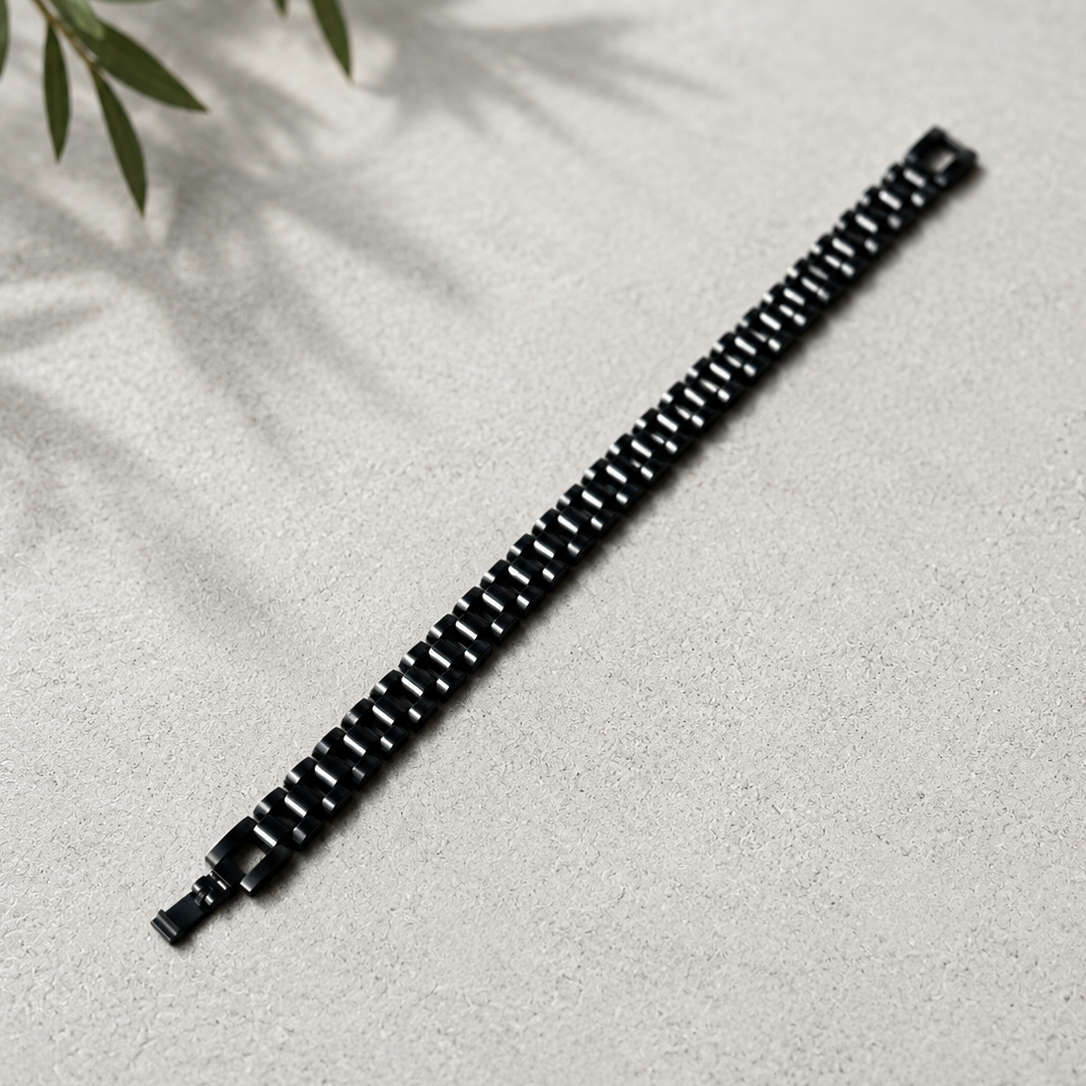 Black Stainless Steel Bracelet