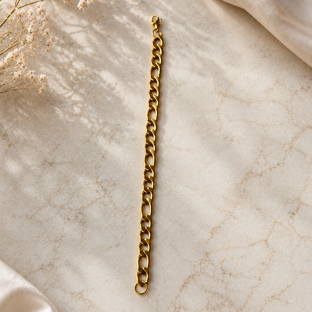 Classic Gold Chain Men’s Bracelet