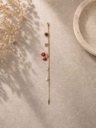 Cherry Berry Charm Bracelet