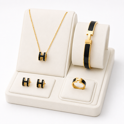 Black Hermes Premium Women’s 4-Piece Set