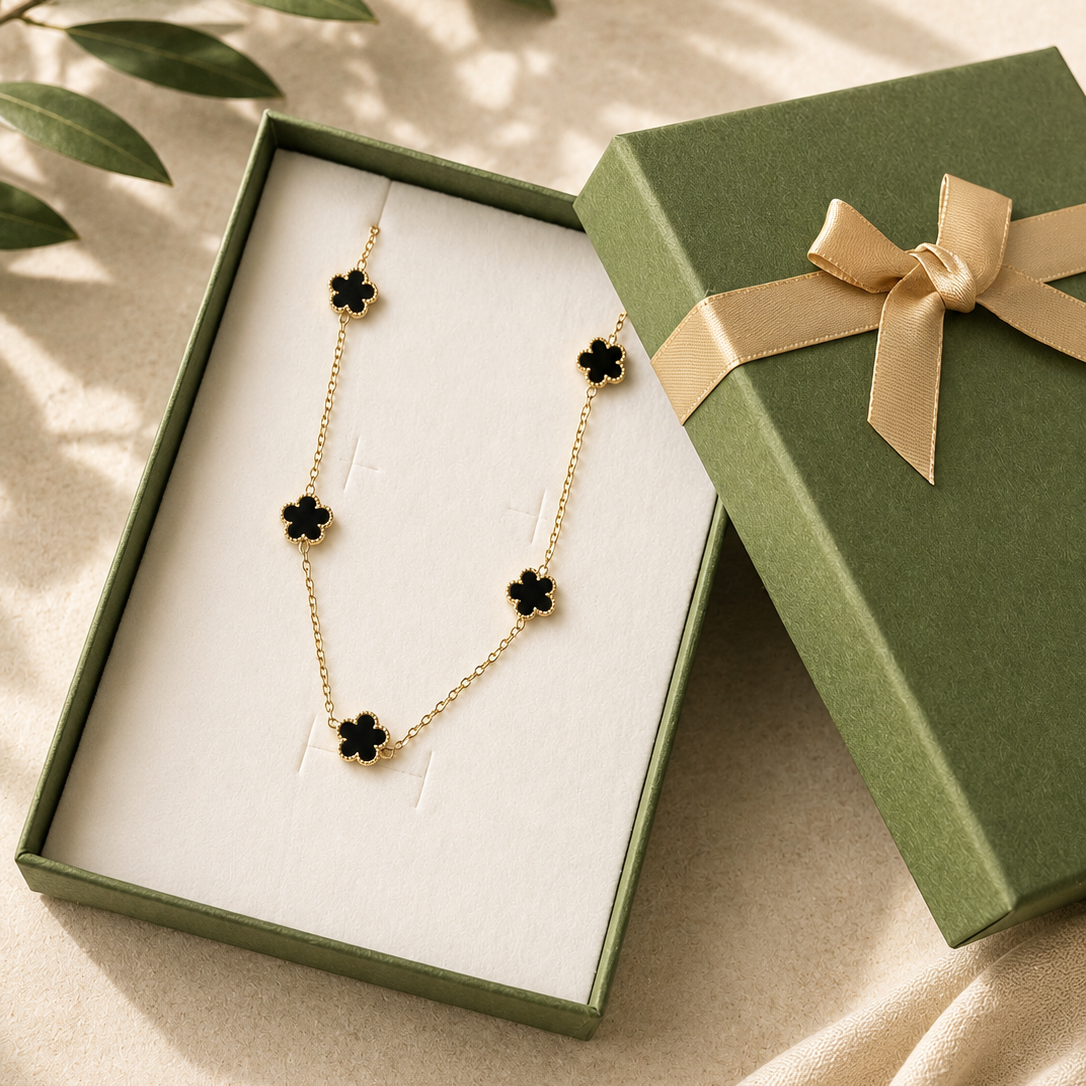 Black Blossom Pendant