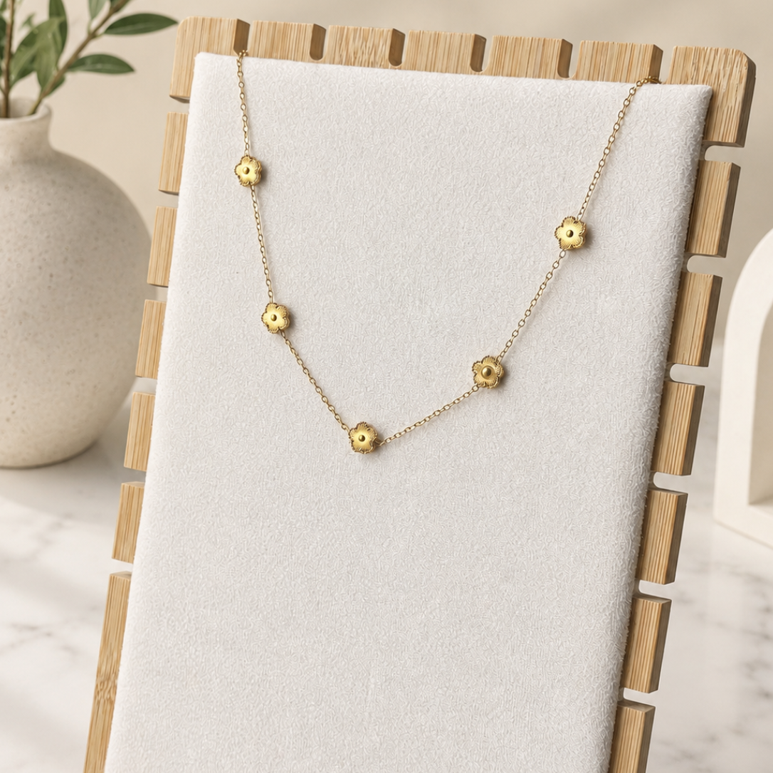 Gold Blossom Pendant
