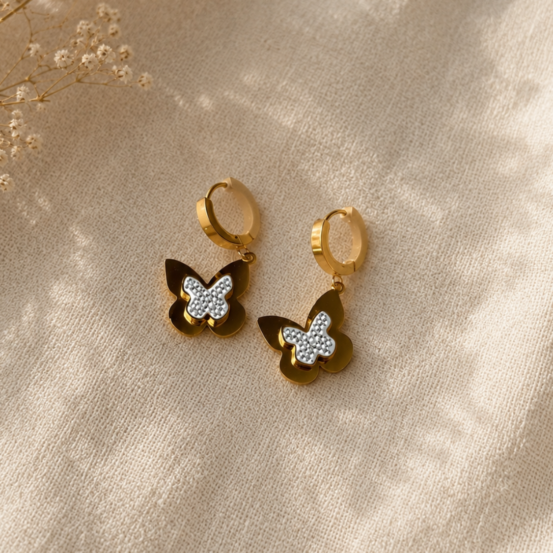 Floral beauty earrings