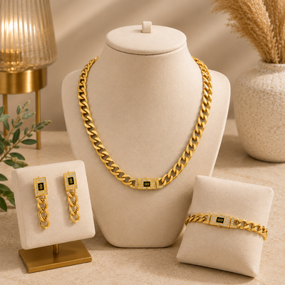 Elegant Women’s 3-Piece Jewelry Set