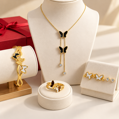 Golden Wings Butterfly Jewellery Collection