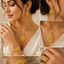 Women’s 4-Piece 18K Gold Plated Jewelry Set