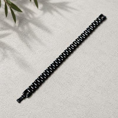 Black Stainless Steel Bracelet