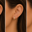 Petal Shine Hoops