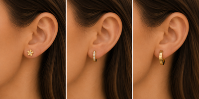 Petal Shine Hoops