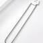 A silver-toned metal stainless steel chain necklace in doha at qatar