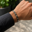 Graphite Grid Bracelet