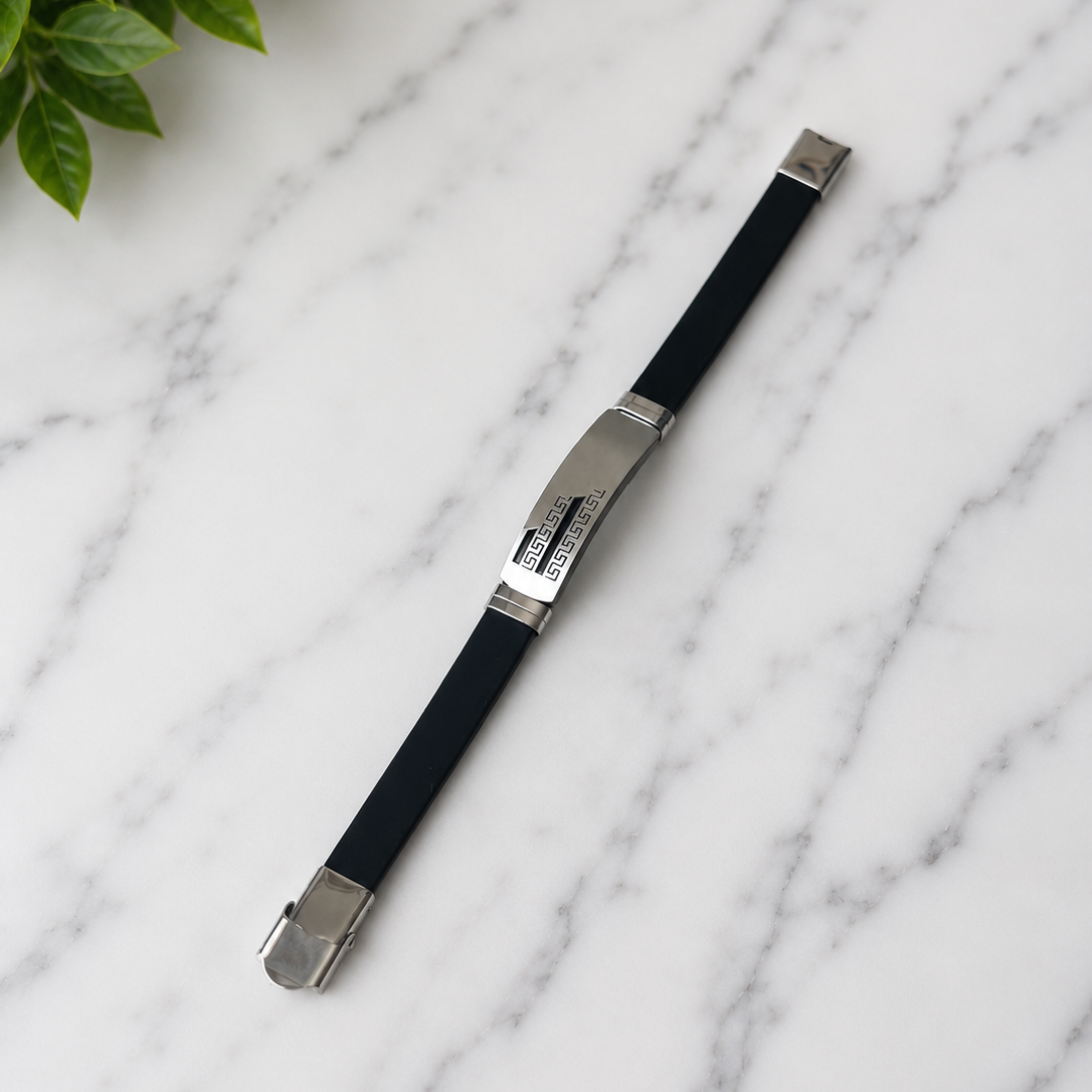 Urban Black Steel Bracelet
