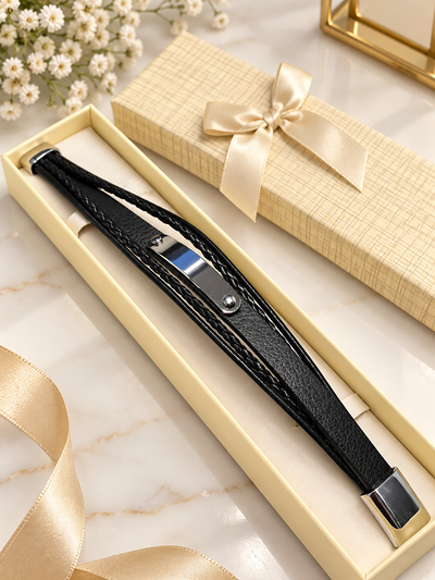 Black 5 Layer Bracelet For Men