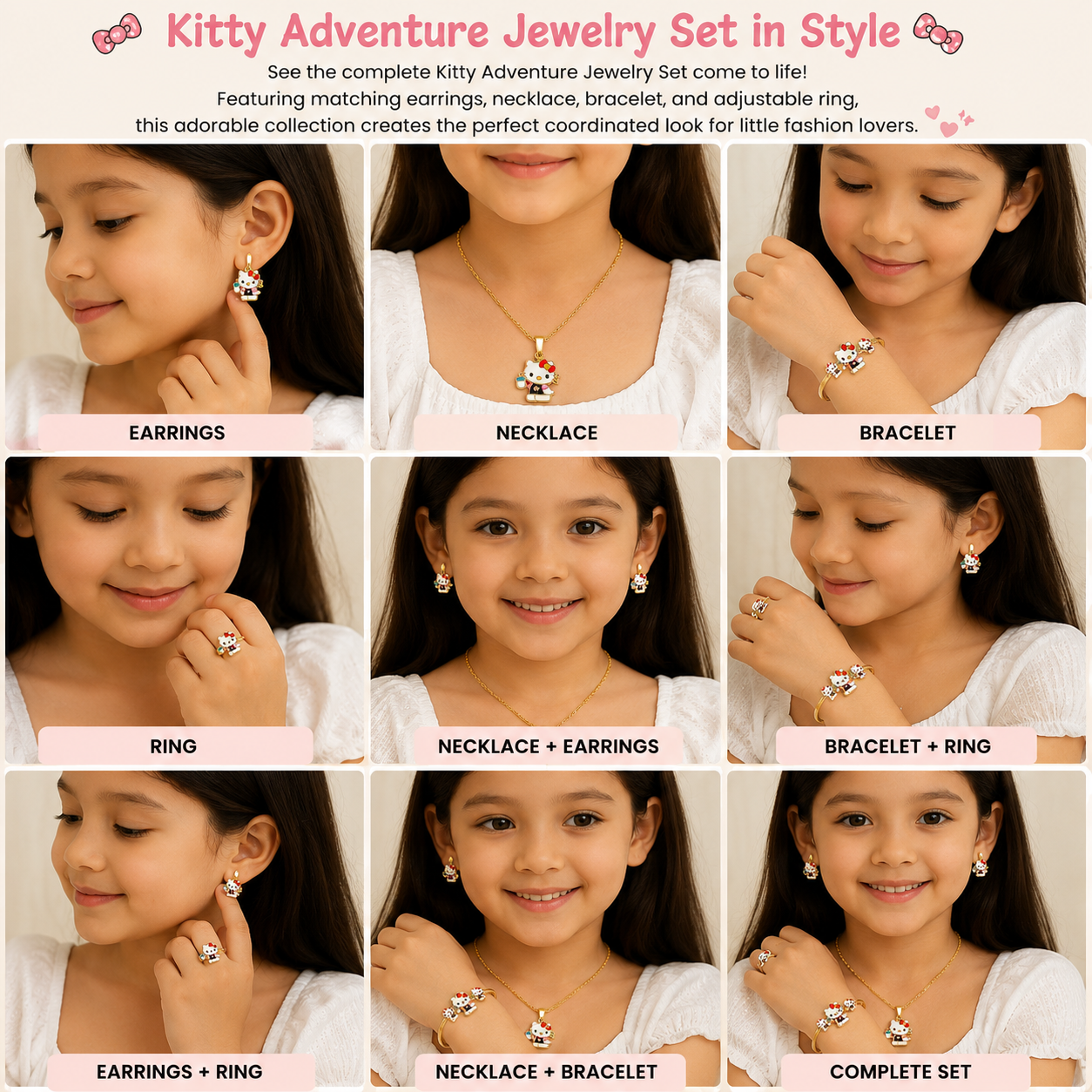 Kitty Princess Jewelry Set