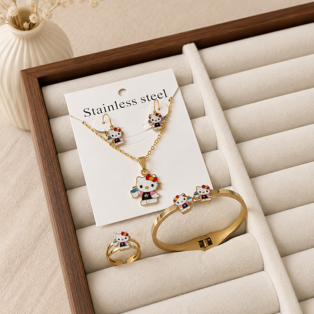Kitty Princess Jewelry Set