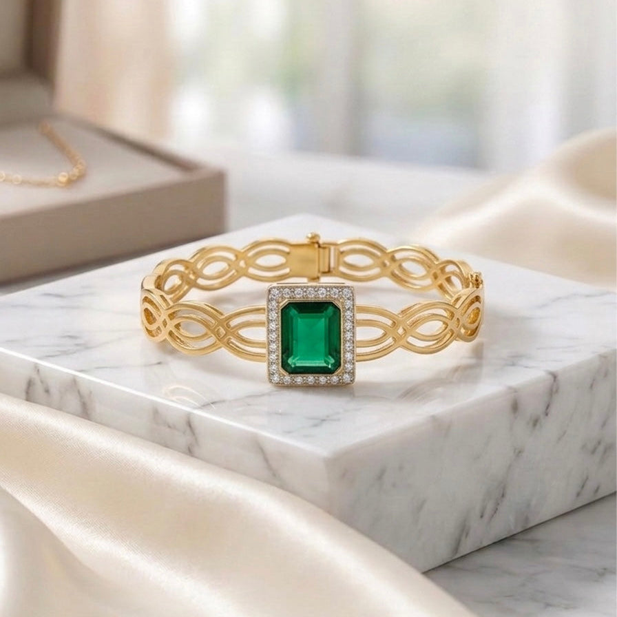 Emerald Beauty Bangles