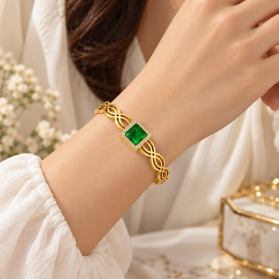Emerald Beauty Bangles