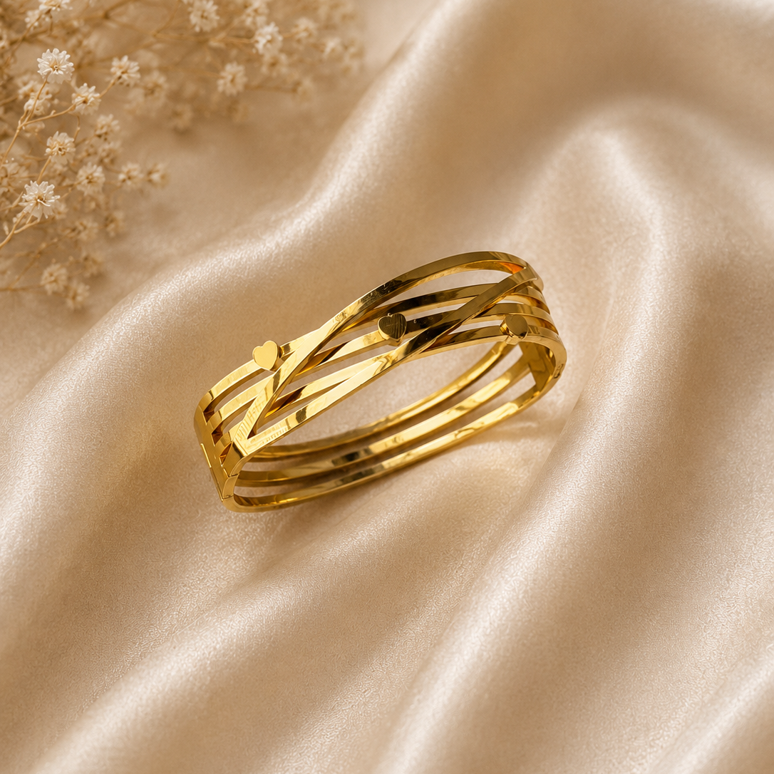 Heartline Elegance Bangle