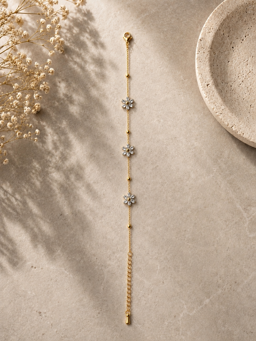 Crystal Daisy Charm