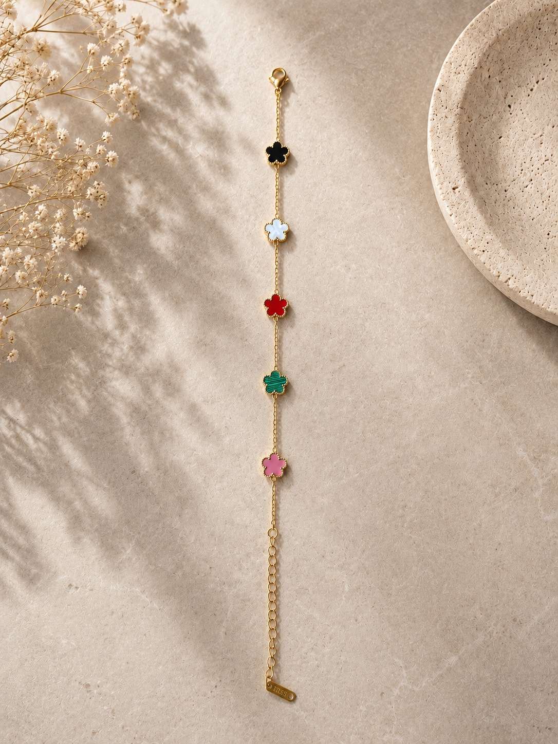 Multicolor Clover Luxe Bracelet