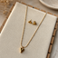 Minimalist Heart Jewelry Set