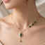 Emerald Glow Lariat