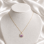 Lavender Seashell Charm
