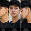 Three-panel collage showing a man from side and front angles wearing a silver chain necklace and a small silver star-shaped stud earring, with labels 'STYLE 1 Side Look', 'STYLE 2 Casual Street Look', and 'STYLE 3 Cool & Minimal Look'.