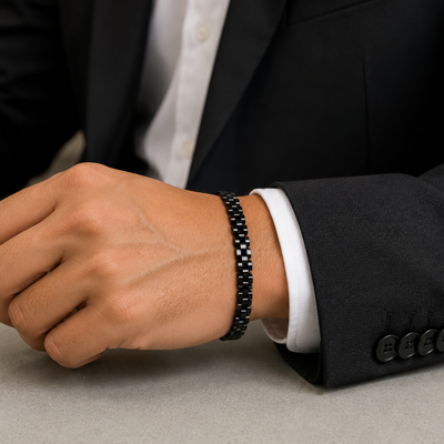 Black Stainless Steel Bracelet