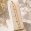 Shop a premium stainless steel gold bracelet for women in Qatar. Elegant charm design with sparkling crystal details, perfect for everyday wear and gifting.